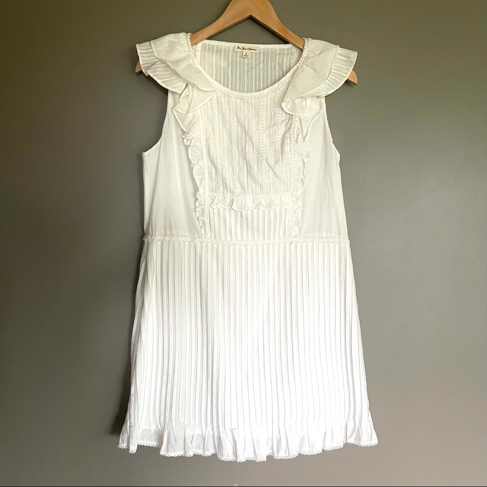 For Love and Lemons Starry Eyed Mini Dress White